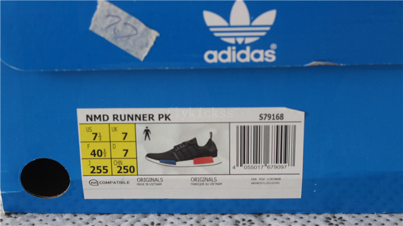 Adidas NMD R1 Runner PK Primeknit Black(real boost)